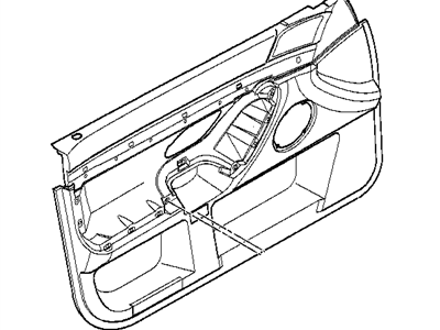 BMW 51418178375 Door Trim Panel, Front Left