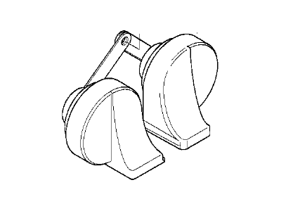 BMW 61338362360 High Pitch Horn