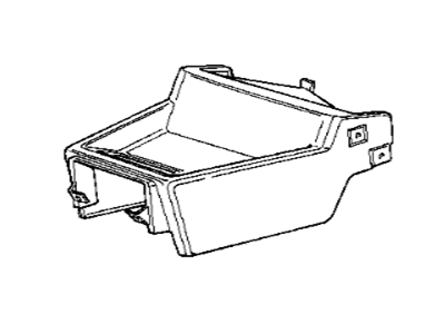 BMW 51162237975 Rear Storing Partition