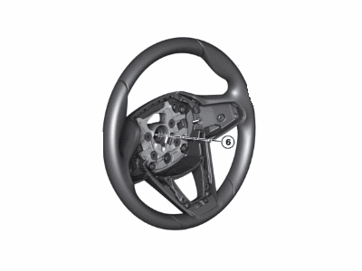 BMW 32307994034 Sport Steering Wheel, Leather