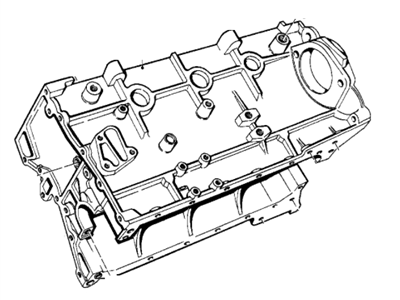 BMW 11111310600 Exchange Engine Block With Pistons