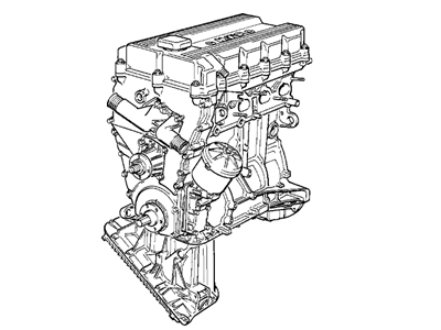 BMW 11001727883 Exchange Short Engine