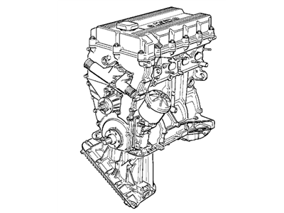 BMW 11009059259 Set Mounting Parts Short Engine