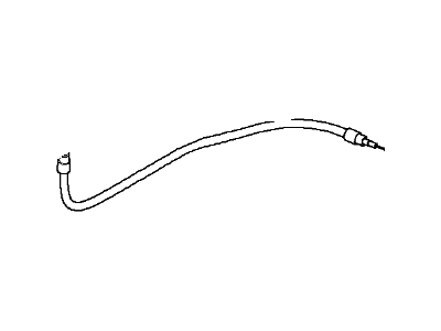 BMW 750iL Parking Brake Cable - 35511161977