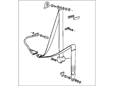 BMW 72111844952 Safety Belt Front