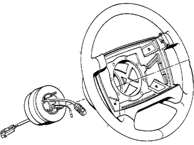 1988 BMW 325is Steering Wheel - 32341156374