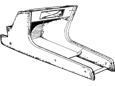 1978 BMW 320i Center Console Base - 51161871285