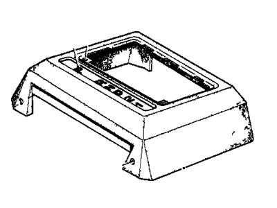 BMW 51161835791 Gear Indicator Cover