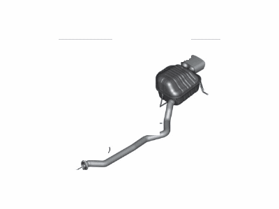 BMW X5 Exhaust Resonator - 18107525112