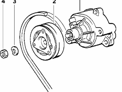 1993 BMW M5 Secondary Air Injection Pump - 11721312864