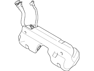 BMW 16117168285 Plastic Fuel Tank With Left Sensor