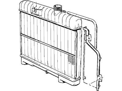 BMW 318i Radiator - 17111709336