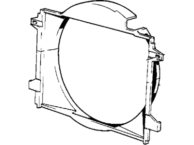 BMW 17111177685 Fan Shroud