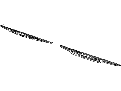 BMW 61619069196 Wiper Blade Set