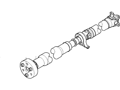 2008 BMW X3 Drive Shaft - 26107564740