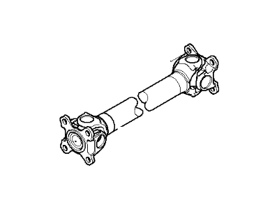 BMW 26207526677 Front Drive Shaft Assembly