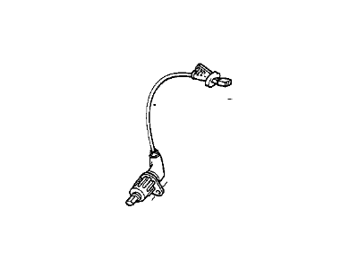 1992 BMW 850i ABS Sensor - 34521180649