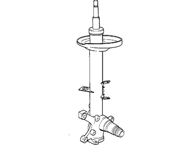 BMW 31312227256 Front Right Spring Strut