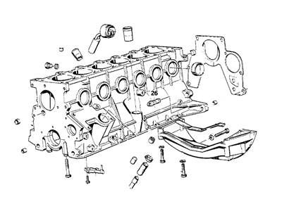 BMW 11112243888 Gasket Set Engine Block Asbesto Free