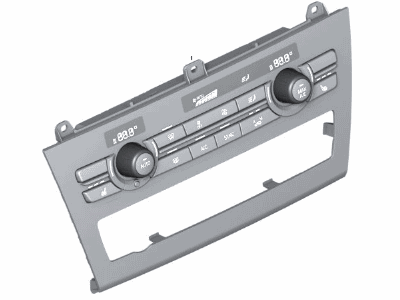 BMW 64119384156 Control Unit, Automatic Air Conditioner., High