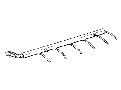 BMW 12121289413 Ignition Wiring Tube