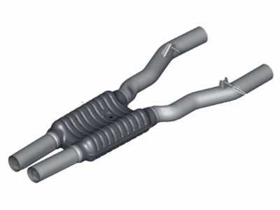 BMW 750i Exhaust Pipe - 18307585341