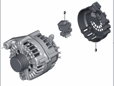 2015 BMW 328d Alternator - 12317823344