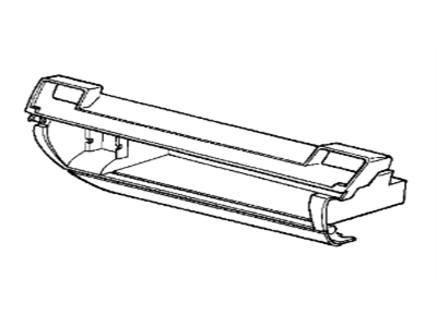 BMW 51168171271 Glove Box Housing