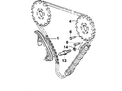 BMW 850CSi Timing Chain Guide - 11311745998