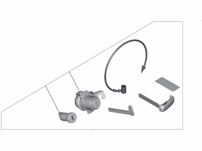 BMW X4 M Door Lock Cylinder - 51217449950