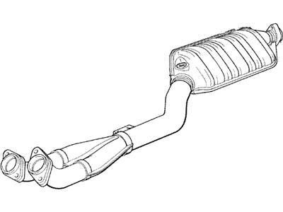 1994 BMW 530i Exhaust Pipe - 18301728660