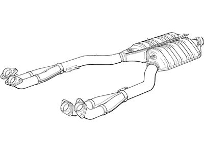 BMW 530i Catalytic Converter - 18301728659