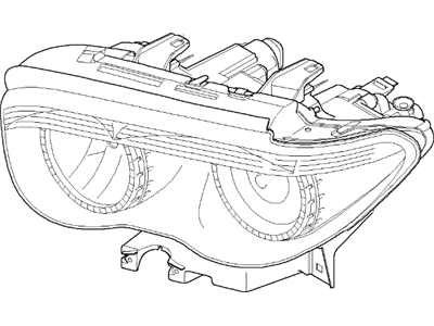 BMW 745i Headlight - 63126917120