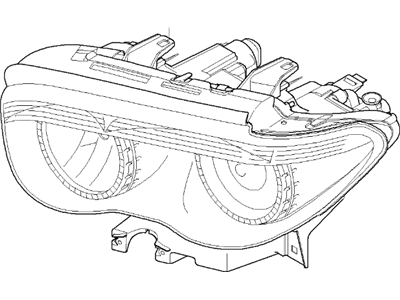 BMW 760i Headlight - 63126941626