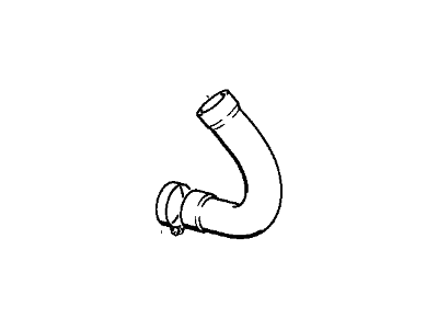 BMW 11531312690 Cooling System Water Hose
