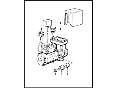 BMW 524td ABS Pump And Motor Assembly - 34511155051