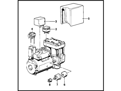 BMW 733i ABS Pump And Motor Assembly - 34511154995