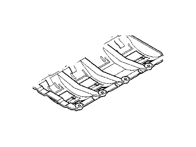 BMW 330xi Oil Pan Baffle - 11137502668