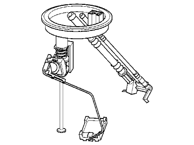 BMW 16141182589 Left Fuel Level Sensor