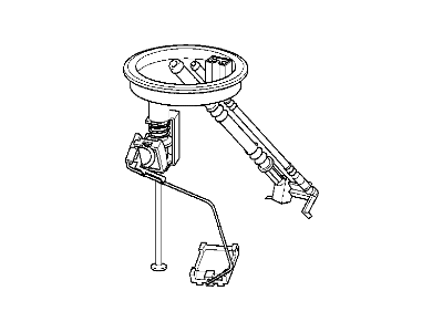 BMW 16141180517 Fuel Level Sending Unit Left