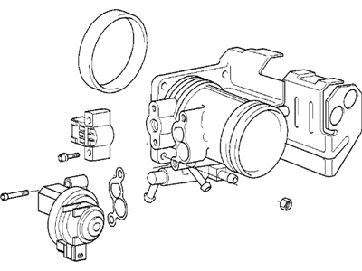 BMW 318ti Throttle Body - 13541247756