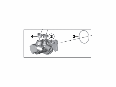 BMW 330e Brake Master Cylinder - 34336851095