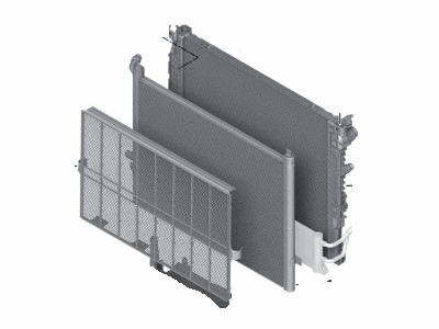 BMW 540i xDrive Radiator - 17118650745