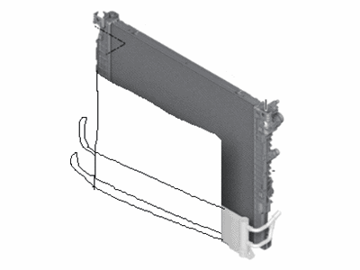 BMW 540i xDrive Radiator - 17118476010