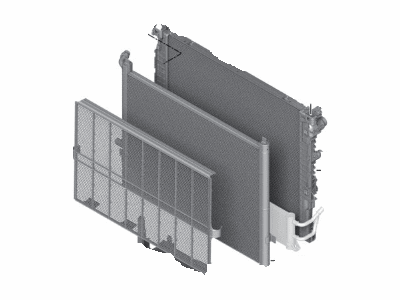 2017 BMW 530i Radiator - 17118686025