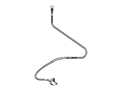 2004 BMW 545i ABS Sensor - 34526771702