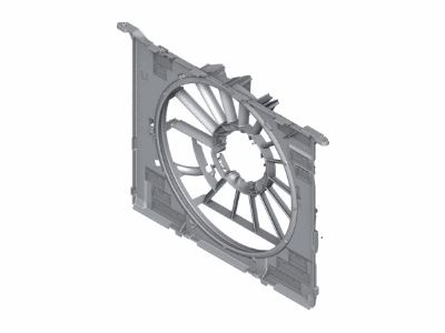 2019 BMW 740e xDrive Fan Shroud - 17427953403