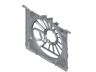 BMW 540i Fan Shroud - 17427953402