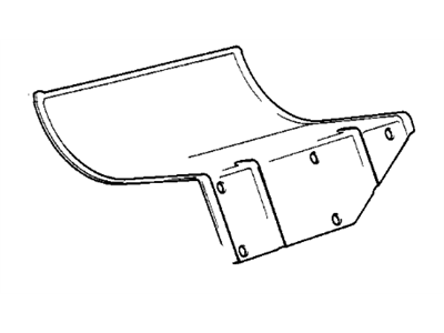 BMW 11812225200 Heat Resistant Plate