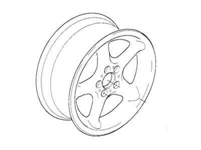 BMW 325is Alloy Wheels - 36111092968